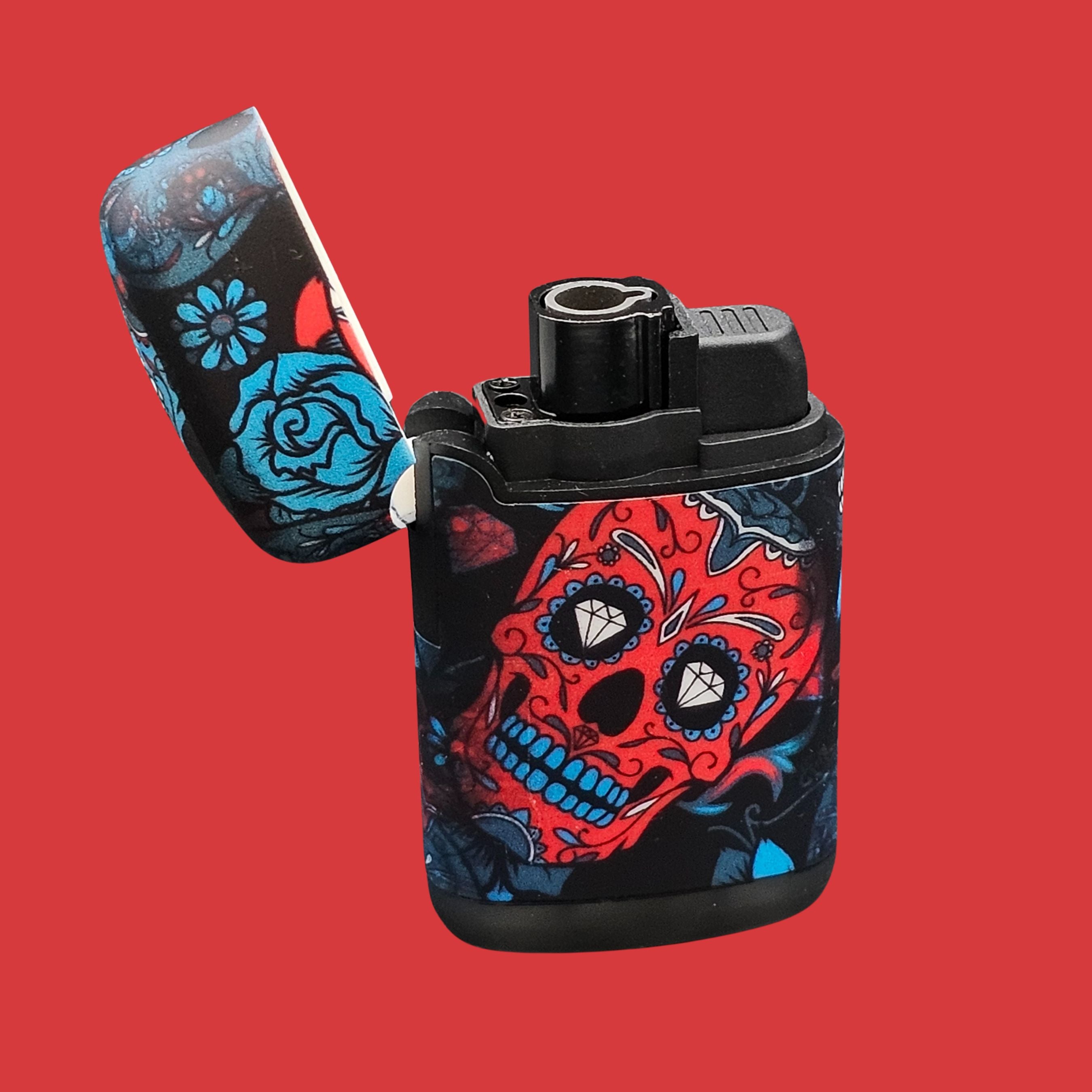 Eagle Sugar skull Pocket Torch Lighter 113SS